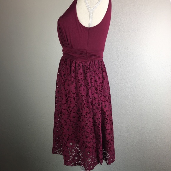 ModCloth’s Artisan Tea Dress in Raspberry - Picture 4 of 5